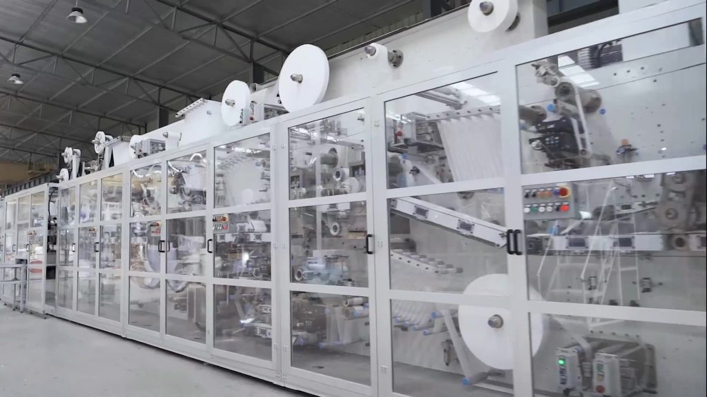 sanitary pad machine