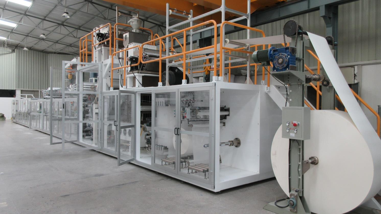 Full servo automatic under pad making machine production line