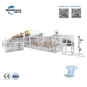 Baby diaper machine with CE certification