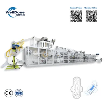 Full Servo Sanitary Napkin machine