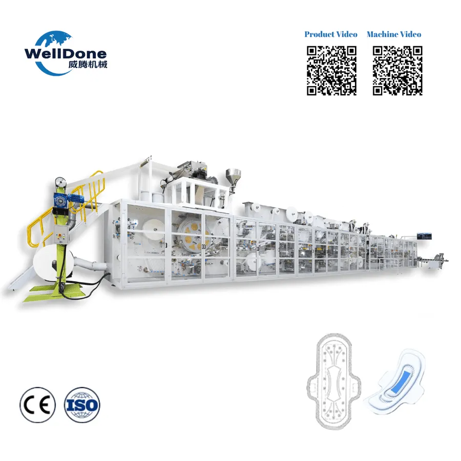 Full Servo Sanitary Napkin machine
