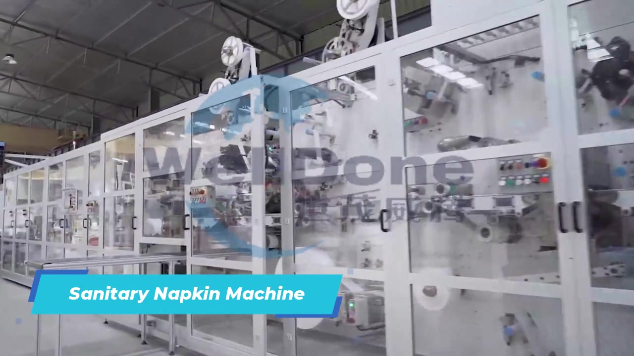  China Sanitary napkin machine manufacturers - WELLDONE 