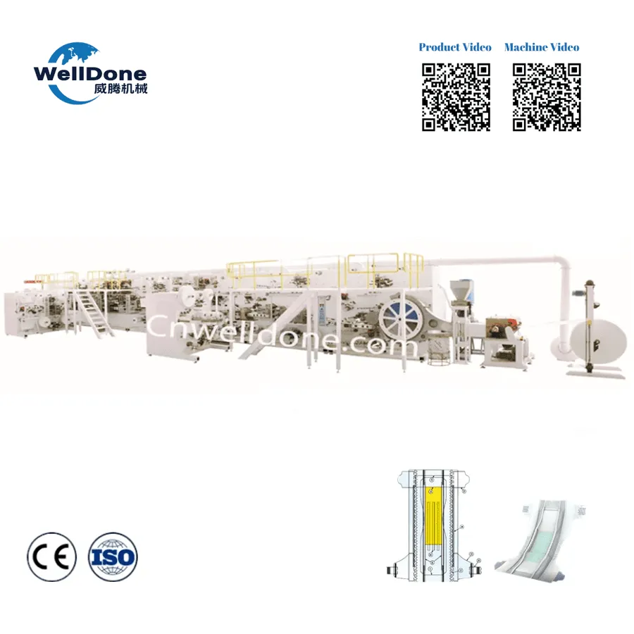 T-shape Baby Diaper Machine