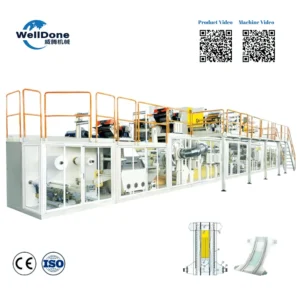 T-shape Baby Diaper Production Line