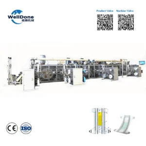 T-shape High Speed Baby Diaper Machine