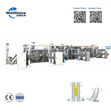 T-shape High Speed Baby Diaper Machine