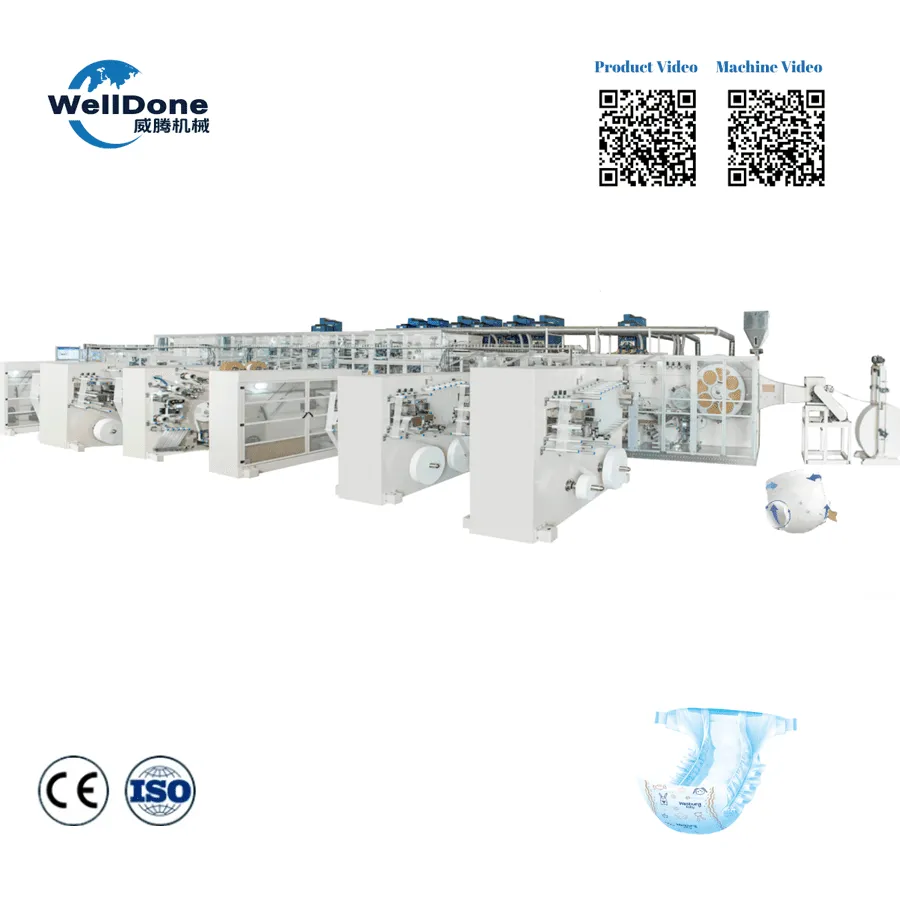 welldone-i-shape-baby-diaper-machine-factory-direct-supply