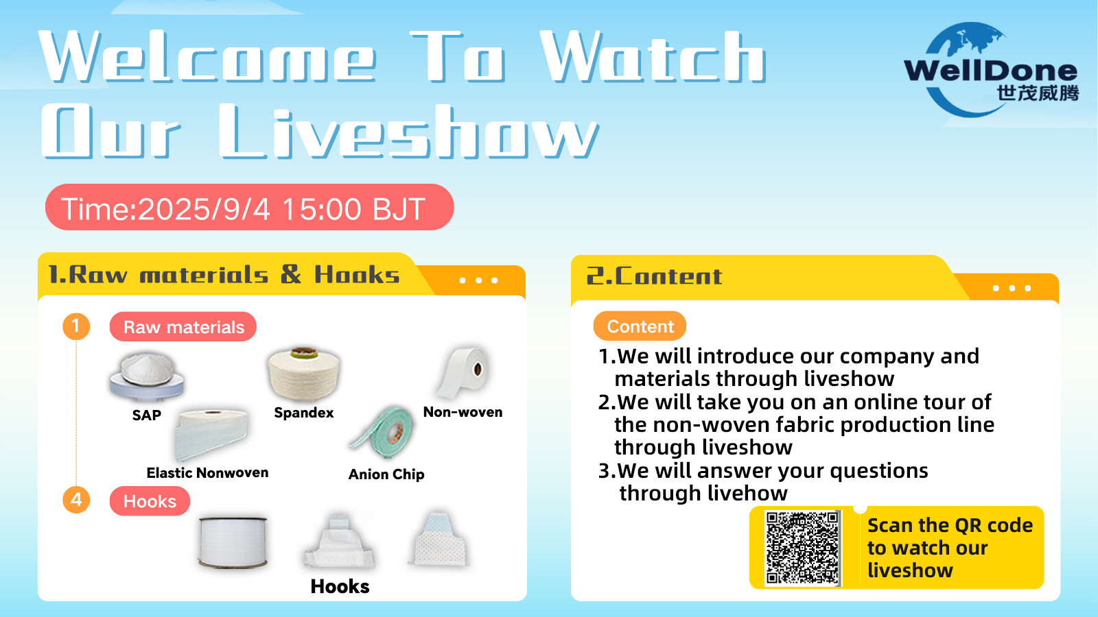 ๐ฅ WellDone Machinery Livestream | Raw Materials & Hooks