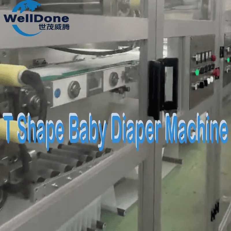 T-Shape Baby Diaper Machine