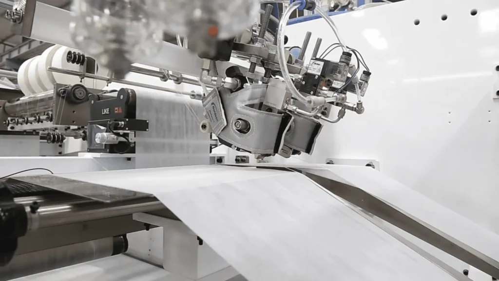 Hot Melt Spraying & Positioning Module Welldone Adult Diaper Production Line