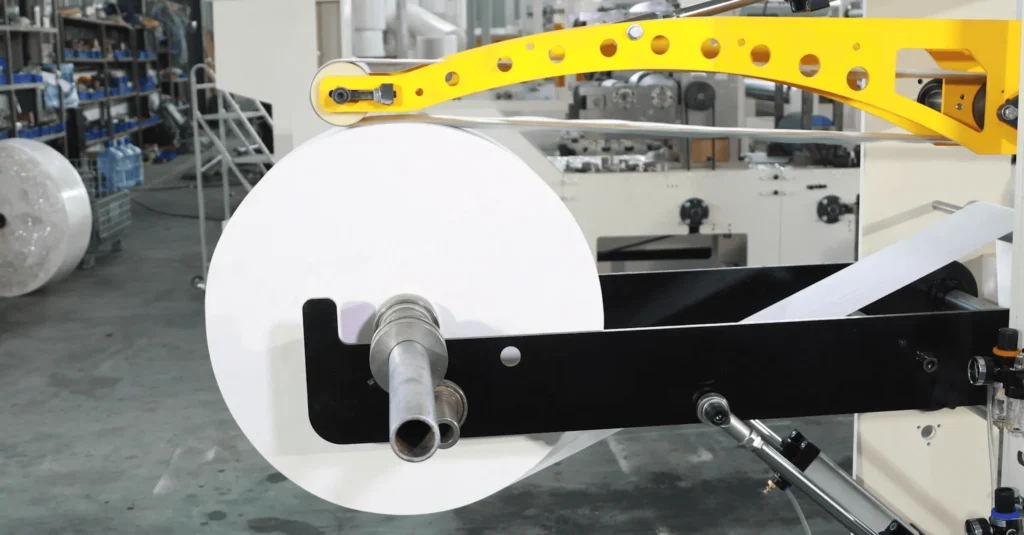 Raw Material Unwinding System – Stable Feeding for Paper & Wet Wipes Production