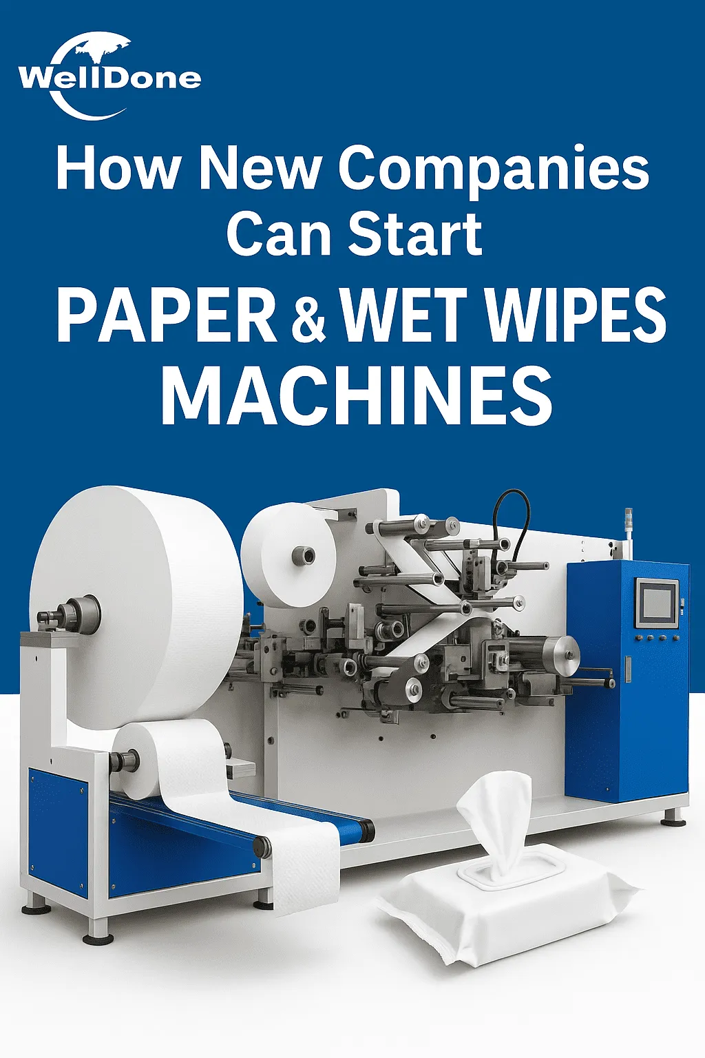 How New Companies Start Paper & Wet Wipes Production — Beginner’s Guide to Tissue & Wet Wipes Machines