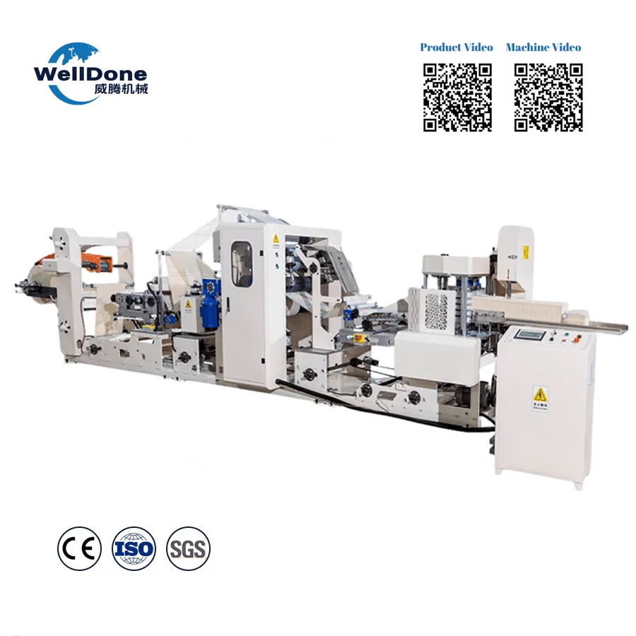 Double Output Four Channel High-Speed Napkin Machine