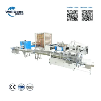 Full Servo Wrapper-Type High Speed Toilet Paper Production Line