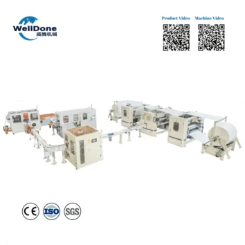 V Fold Hand Towel Facial Tissue Making Machine