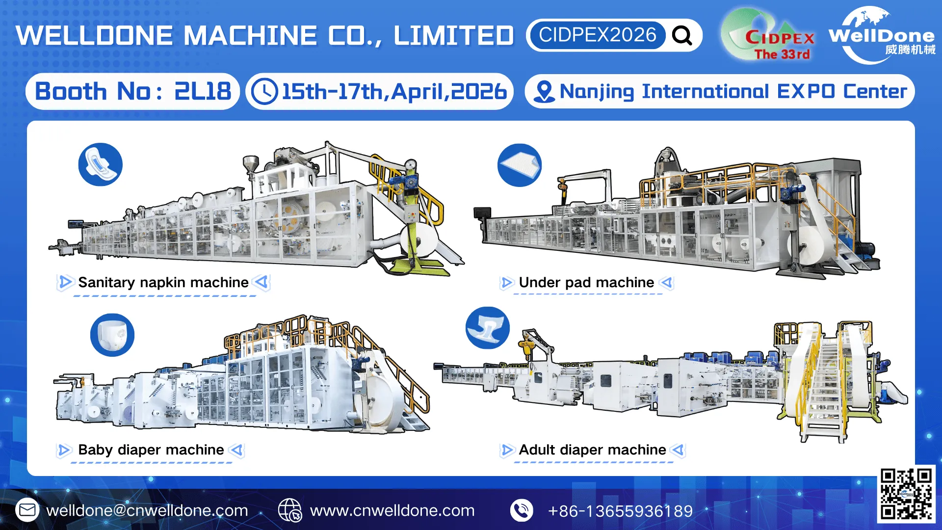 cidpex-2026-welldone-hygiene-machinery-booth-2l18