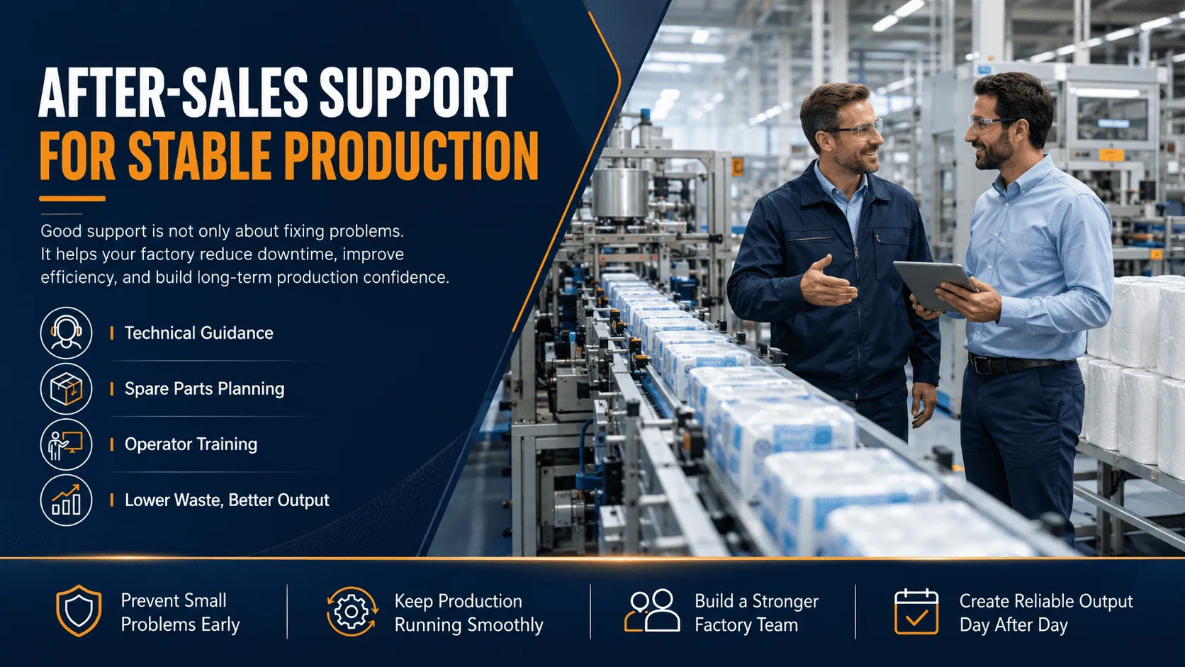 after-sales-support-stable-production-hygiene-machinery-linkedin-cover