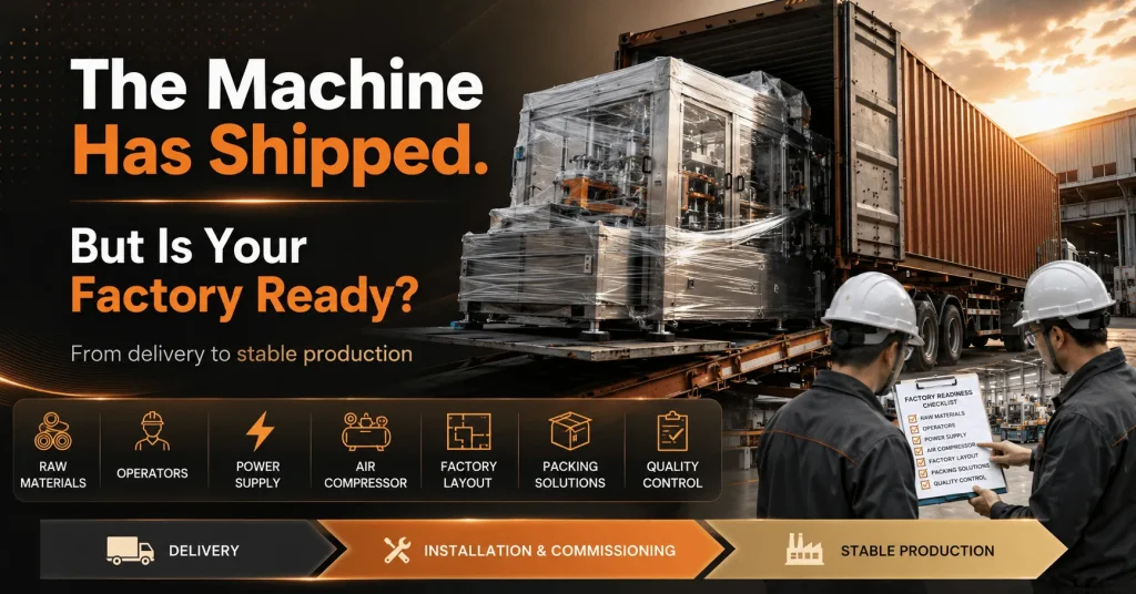 machine-shipped-factory-readiness-stable-production-linkedin-cover
