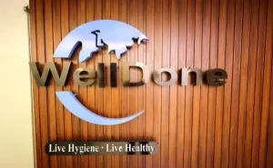 welldone-egypt-office-logo-wall