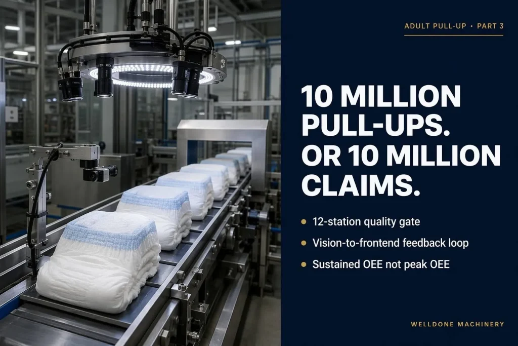 adult-pull-up-back-end-vision-inspection-oee-packaging-line-welldone