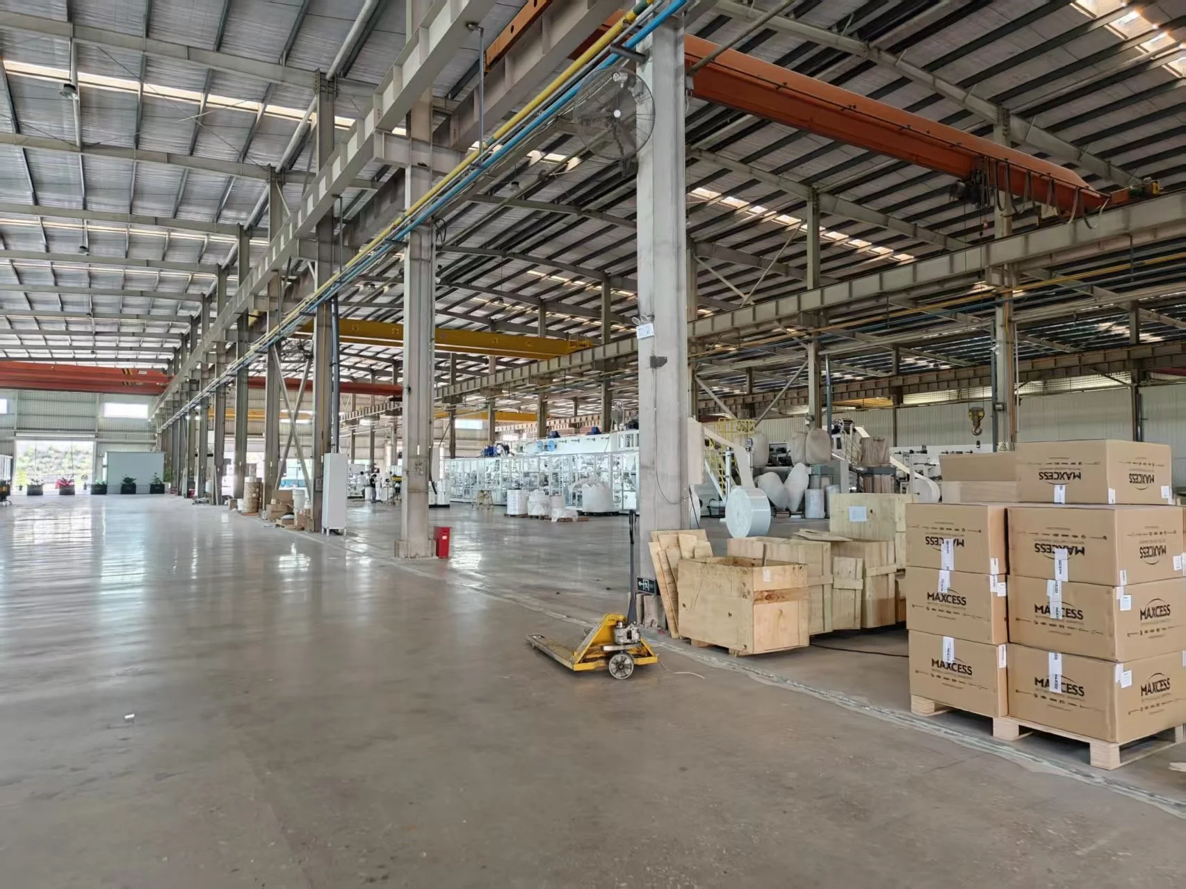 Welldone panty liner production line project overview